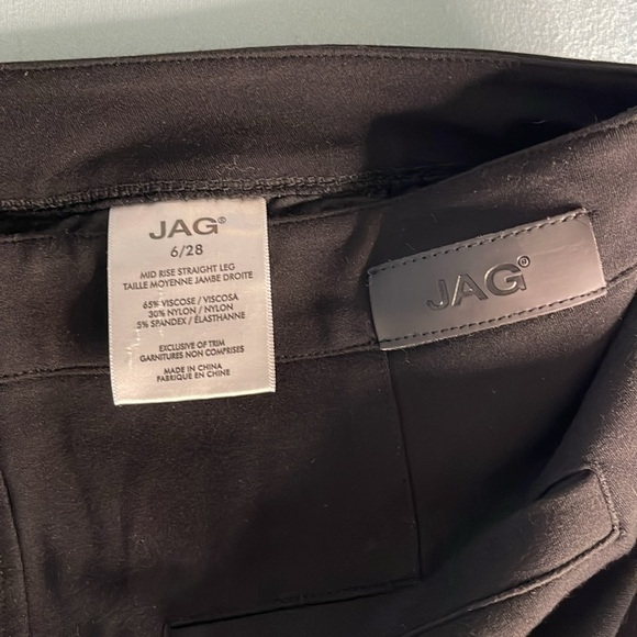 JAG Jeans - black mid rise straight - 6/28 - Picture 3 of 3